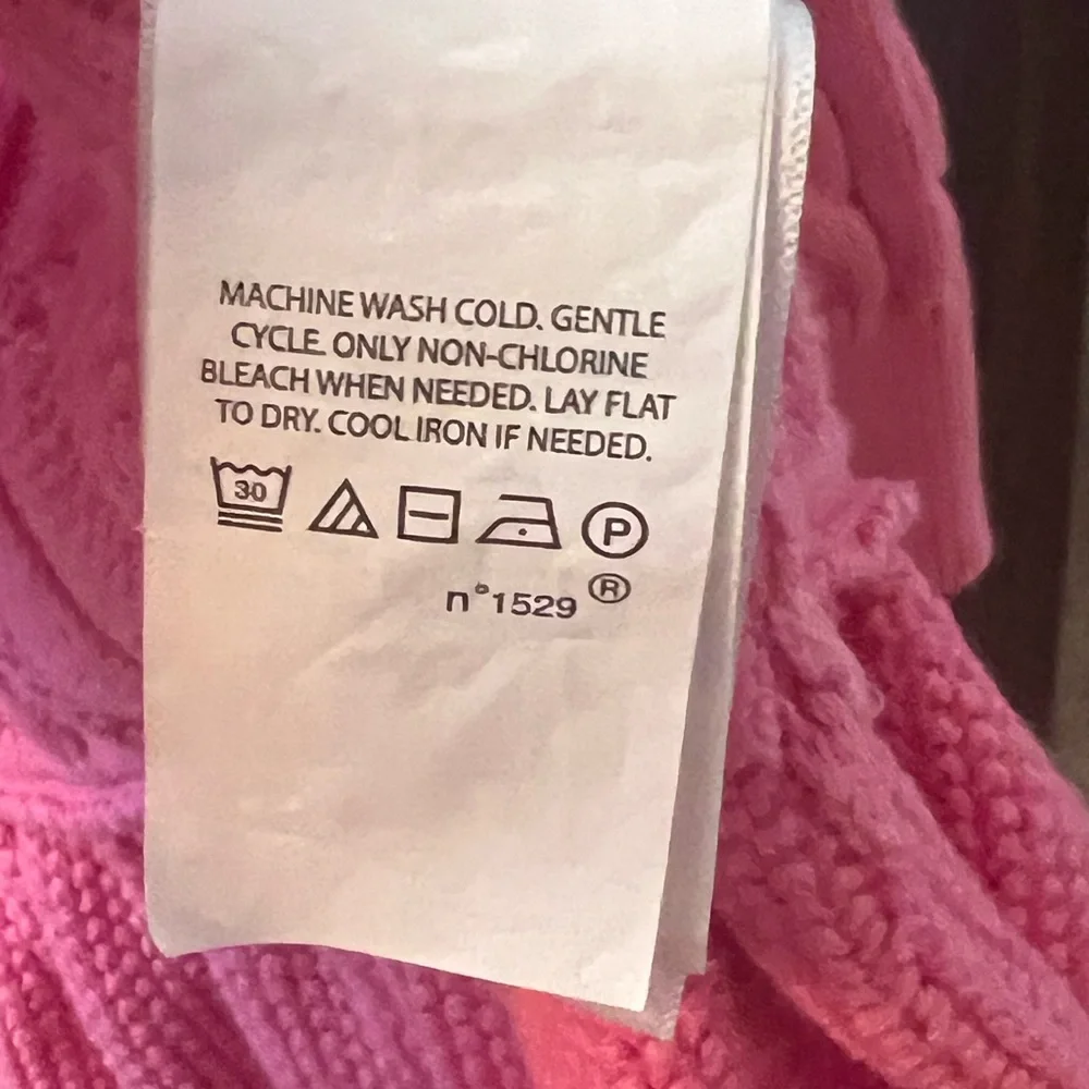 Polo by Ralph Lauren Pink Cable Knit Sweater - Picture 4 of 5